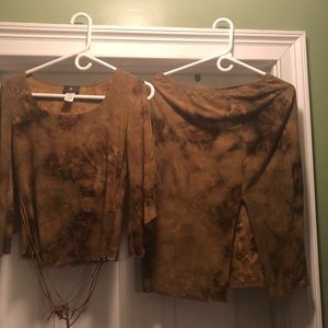 Blouse and Skirt Set